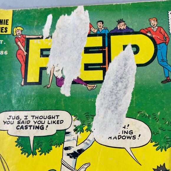 Archie Series Pep #186 October 1965 Comic Book Classic Cover Wear Bagged Boarded - Picture 4 of 9